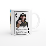 Motorhead Ace Of Spades White 11oz Ceramic Mug