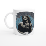 Bon Jovi New Jersey White 11oz Ceramic Mug