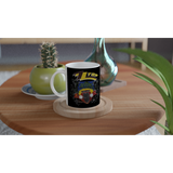 Monsters Of Rock Donington Park UK 1985 White 11oz Ceramic Mug