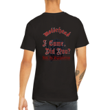 Motorhead Orgasmatron I Came Did You  1986 Premium Unisex Crewneck T-shirt