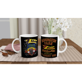 Monsters Of Rock Donington Park UK 1985 White 11oz Ceramic Mug