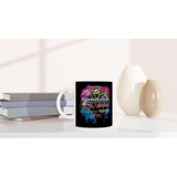 Monsters Of Rock Donington Park UK  1982 White 11oz Ceramic Mug