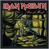 Iron Maiden Piece Of Mind Album Cover Classic Semi-Glossy Paper Wooden Framed Poster
