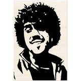 Phil Lynott Wood Print