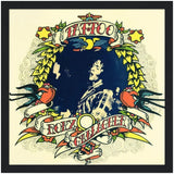 Rory Gallagher Tattoo Album Cover Classic Semi-Glossy Paper Wooden Framed Poster