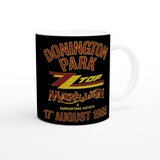 Monsters Of Rock Donington Park UK 1985 White 11oz Ceramic Mug