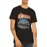 Saxon Denim And Leather Tour 1981 Premium Unisex Crewneck T-shirt