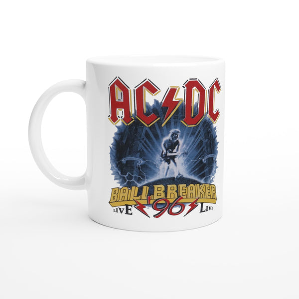 AC/DC 1996 Ballbreaker Tour White 11oz Ceramic Mug
