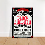 Black Sabbath Dalymount Stadium Dublin Ireland 1983 Classic Semi-Glossy Paper Poster