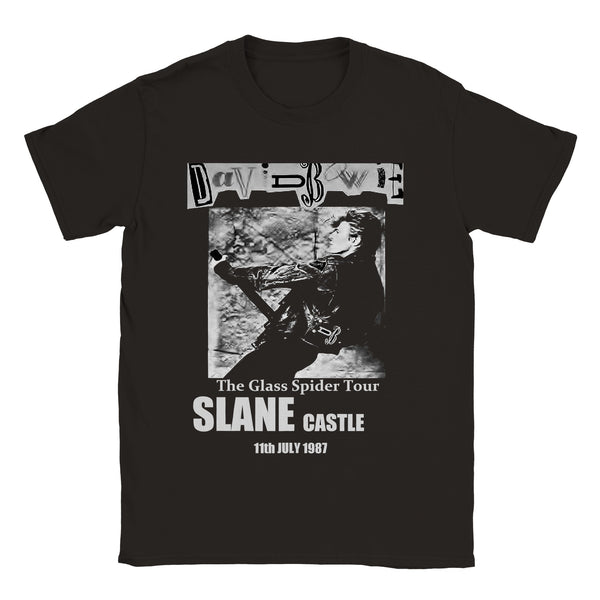 David Bowie Slane Castle Ireland 1987 Glass Spider Tour Classic Unisex Crewneck T-shirt