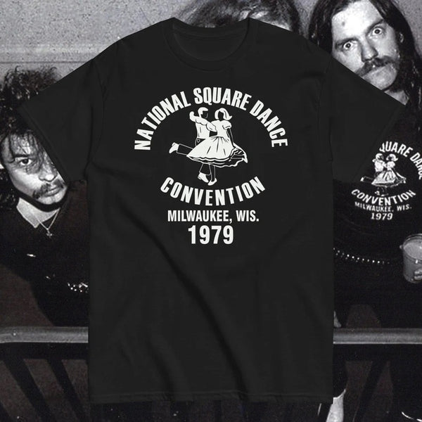 1979 National Square Dance Competition Milwaukee, Wis As Worn by Lemmy Classic Tee Heavyweight Unisex Crewneck T-shirt