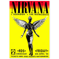Nirvana RDS Dublin 1994 Classic Semi-Glossy Paper Poster