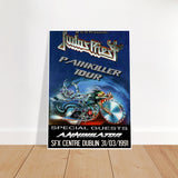Judas Priest SFX Centre Dublin Ireland 1991 Painkiller Tour Classic Semi-Glossy Paper Poster