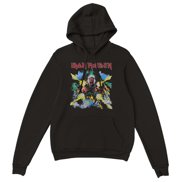 Iron Maiden 1990 Shoot That Fukker No Prayer Classic Unisex Pullover Hoodie