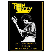 Thin Lizzy National Stadium Dublin Ireland 1975 Classic Semi-Glossy Paper Poster