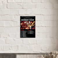 MOTORHEAD UK BOMBER TOUR Classic Semi-Glossy Paper Poster