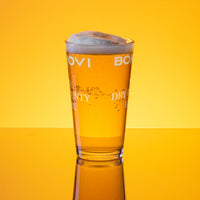 Bon Jovi No Dry County Here Shaker pint glass