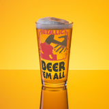 "Beer 'Em All" Metallica Shaker pint glass