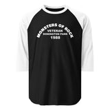 Monsters Of Rock Veteran Donington Park UK 1988  3/4 sleeve raglan shirt