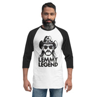 Lemmy Kilmister Legend 3/4 sleeve raglan shirt