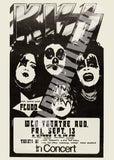 Kiss Vintage Concert Poster 1974 First-Album-Tour from Ontario, Canada Repro.