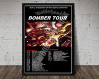 Motorhead Vintage Concert Poster UK Bomber Tour 1979 Reproduction Print