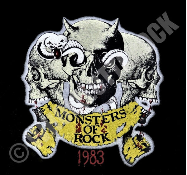 Monsters Of Rock Donington UK 1983 Artwork