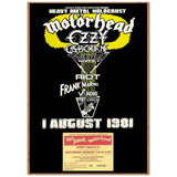 MOTORHEAD PORTVALE 1981 WITH TICKET Classic Semi-Glossy Paper Poster