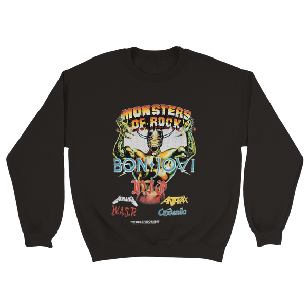 MONSTERS OF ROCK DONINGTON PARK UK 1987 Classic Unisex Crewneck Sweatshirt