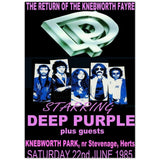 Deep Purple Knebworth Park UK 1985 Premium Matte Paper Poster