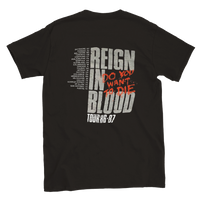 Slayer 1987 Reign In Pain tour Classic Unisex Gildan 6400 Crewneck T-shirt