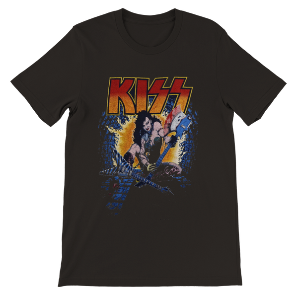 KISS WORLD TOUR 85 Premium Unisex Crewneck T-shirt