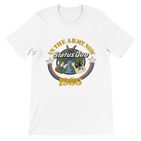 Status Quo In The Army Now Tour 1986 Premium Unisex Crewneck T-shirt