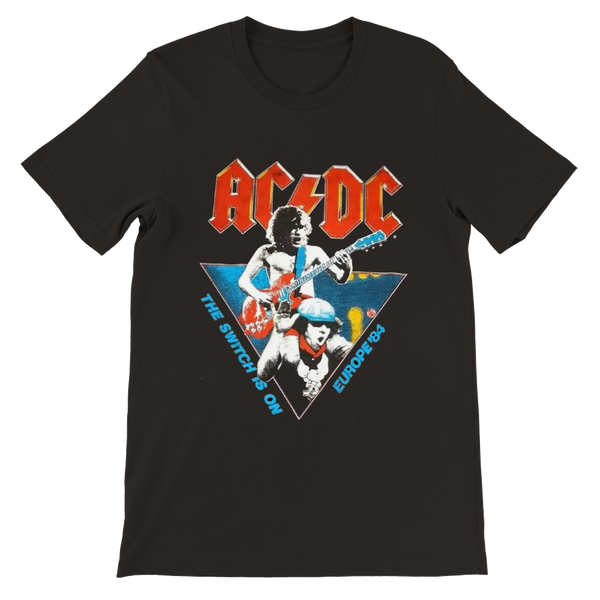 AC/DC 1984 TOUR Premium Unisex Crewneck T-shirt