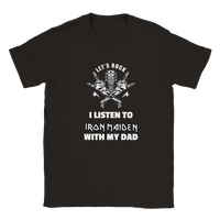I Listen To Iron Maiden Classic Kids Crewneck T-shirt