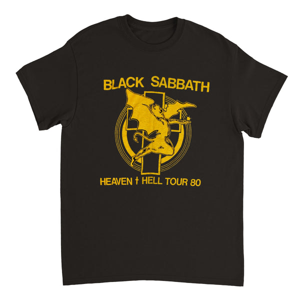 BLACK SABBATH HEAVEN AND HELL TOUR 1980 Heavyweight Unisex Crewneck T-shirt