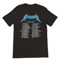 Metallica Ride The Lightning US TOUR 1985 Premium Unisex Crewneck T-shirt