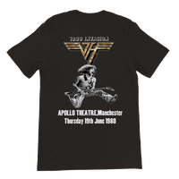 Van Halen Invasion Tour 1980 Apollo Manchester UK  Premium Unisex Crewneck T-shirt