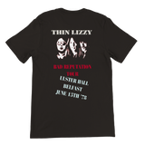 Thin Lizzy Ulster Hall Belfast 1978 Bad Reputation Tour Replica Premium Unisex Crewneck T-shirt