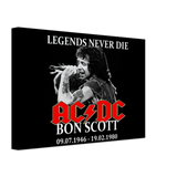 Bon Scott Legend Thick Canvas
