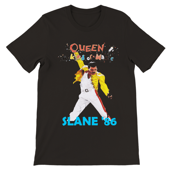 Queen Slane Queen Slane Castle 1986 Replica Premium Unisex Crewneck T-shirt – WHOLE ...