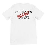 VAN HALEN DIVER DOWN TOUR 1982 THE FORUM Premium Unisex Crewneck T-shirt