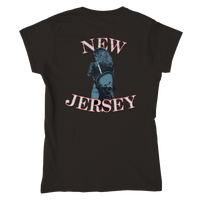 Bon Jovi New Jersey Classic Womens Crewneck T-shirt