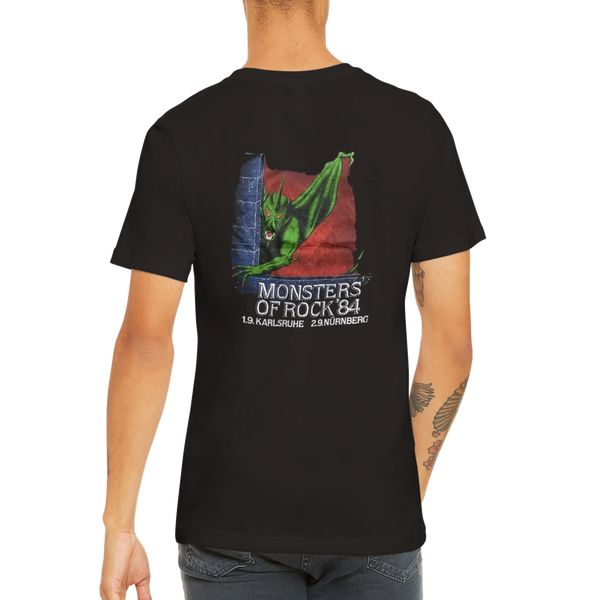 1984 monsters of rock germany MONSTERS OF ROCK KARLSRUHE NURNBERG GERMANY 1984 Premium Unisex Crewne – WHOLE LOTTA ROCK