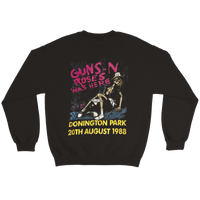 Guns n Roses Donington Park UK 1988 Classic Unisex Crewneck Sweatshirt
