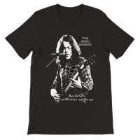 Rory Gallagher The Irish Wizard Tribute Premium Unisex Crewneck T-shirt