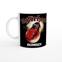 Motorhead Bomber White 11oz Ceramic Mug