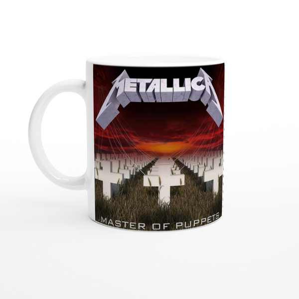 Metallica White 11oz Ceramic Mug