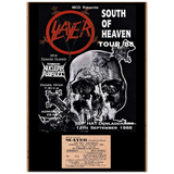 SLAYER TOP HAT DUBLIN 1988 WITH TICKET  Classic Semi-Glossy Paper Poster