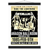 Metallica Agora Ballroom Chicago 1985 Premium Semi-Glossy Paper Poster & Hanger